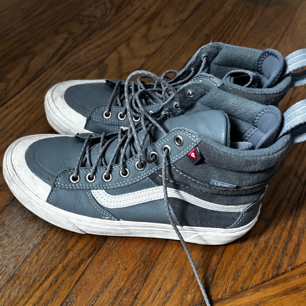 Vans Gray High-Top Skate Winter Shoes